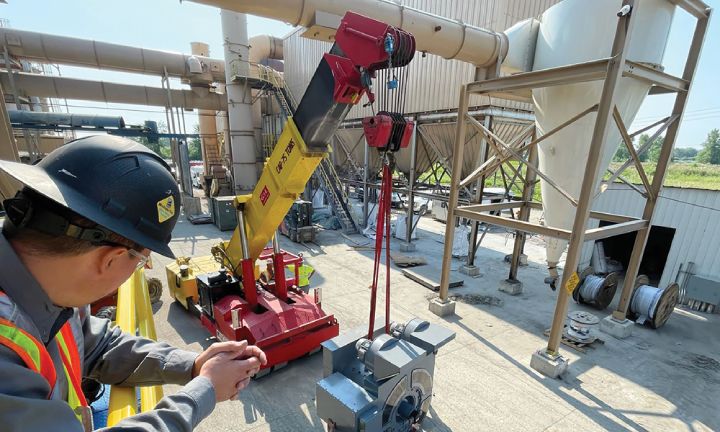 Motor installation in the field