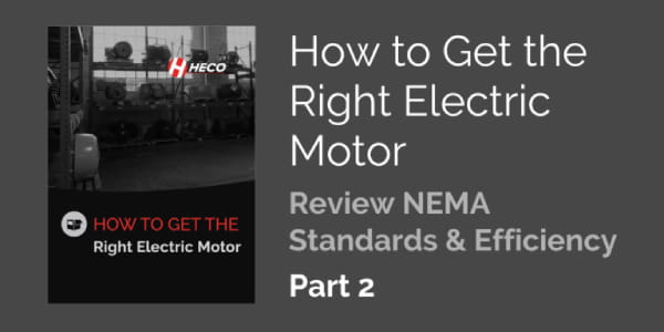 How to Get the Right Electric Motor ebook cover
