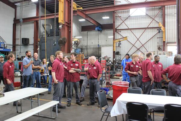 HECO Staff gathering for the celebratory luncheon