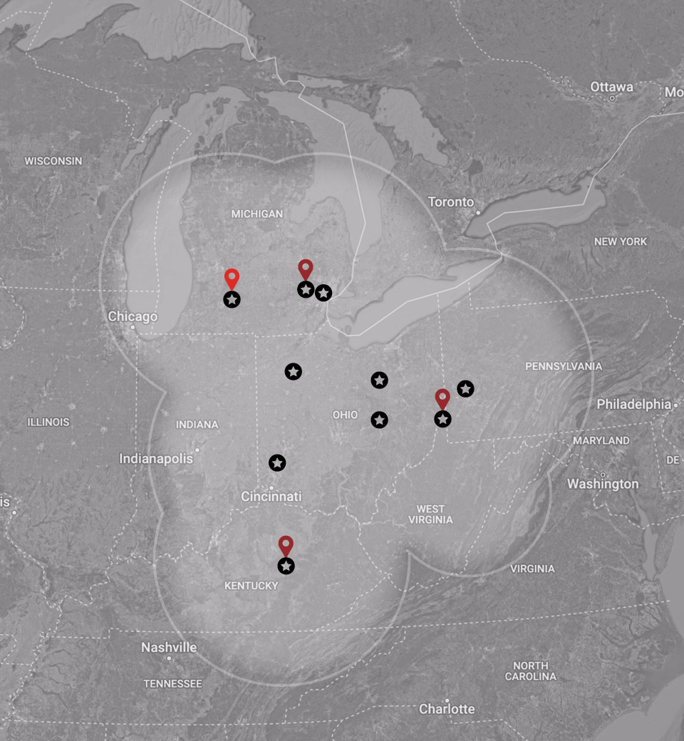 Kalamazoo Metro Kentucky Map