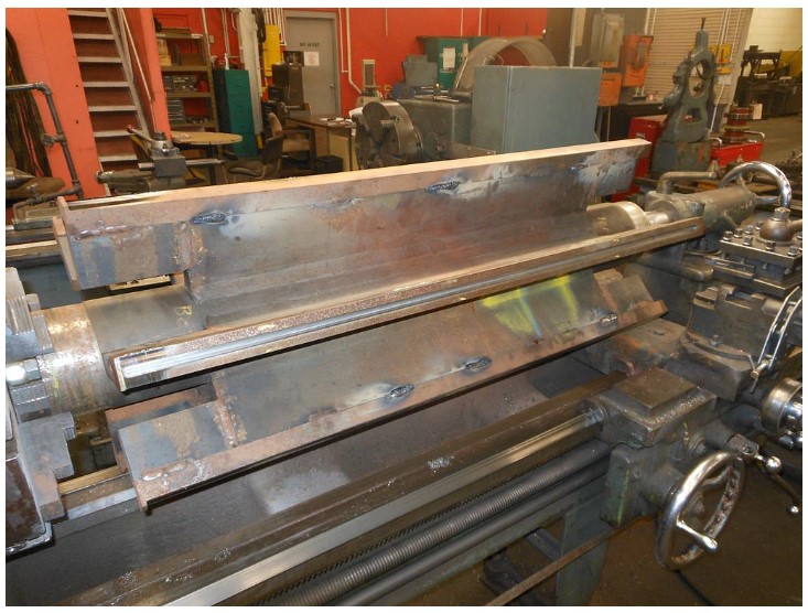 mandrel to stack the lamination onto