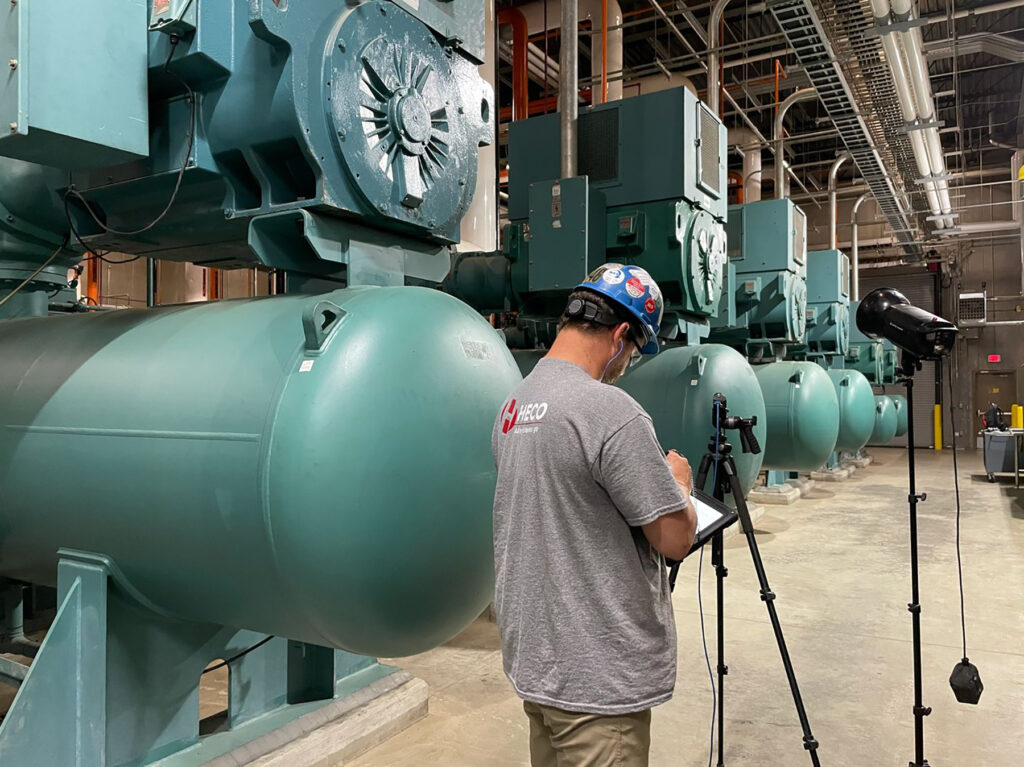 Motion amplification visualization - detecting subtle motor vibrations for early issue detection and preventive maintenance.